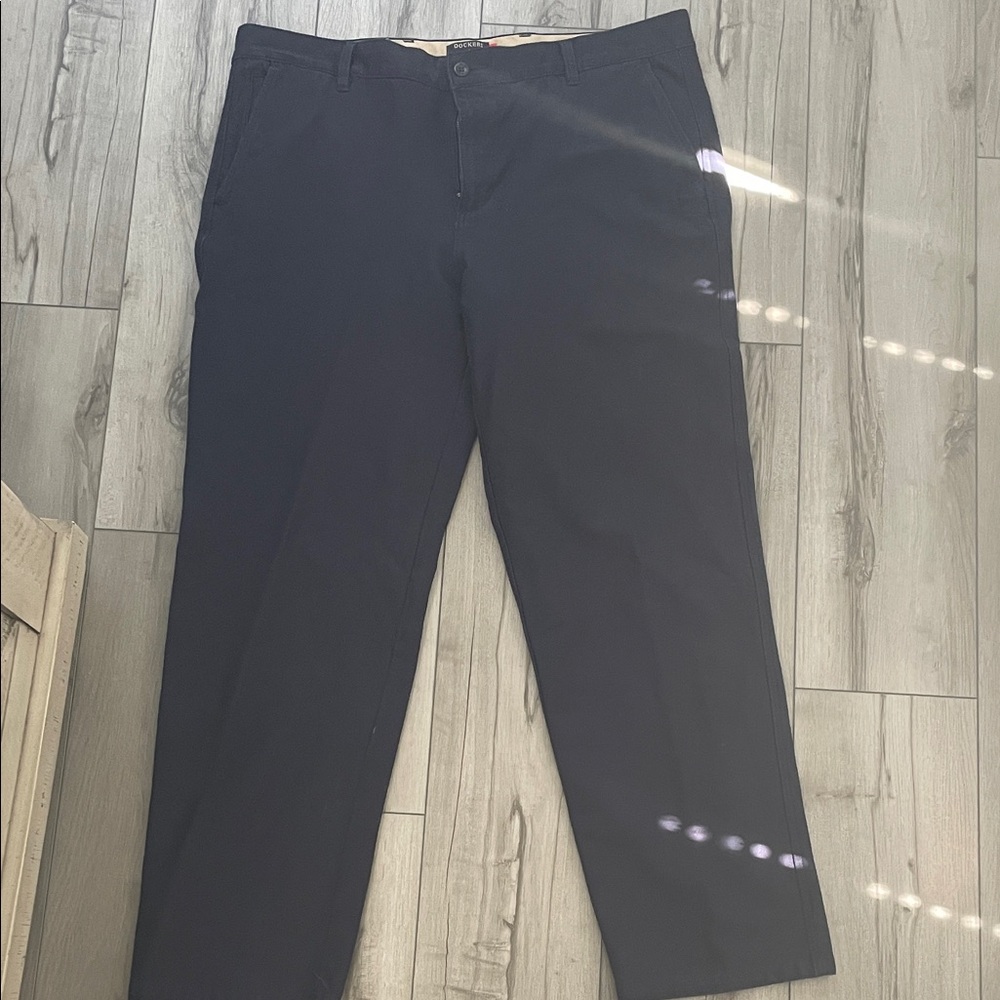 Men's Classic Black Chinos